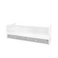 Bed MiniMAX NEW white+stone grey /teenage bed/